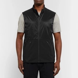 Reigning Champ Unisex Black High Neck Full Zip Nylon Ripstop Vest XS